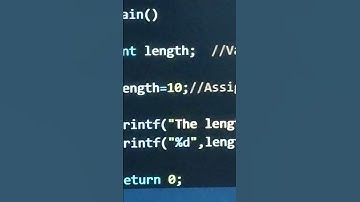 variable declaration and assignment in C Programming 🐅🐅🐅
