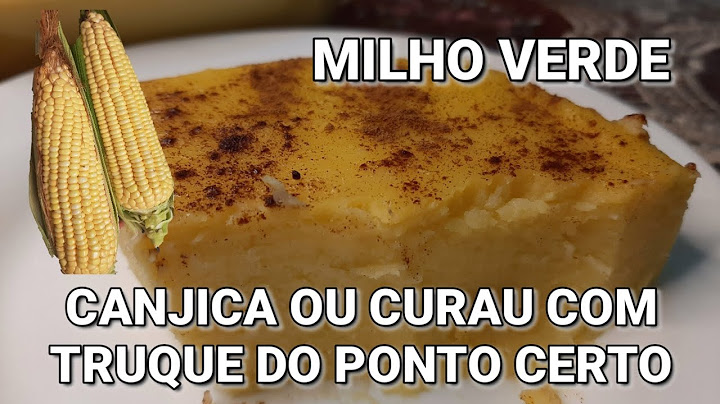 Como saber qual é o ponto do curau?