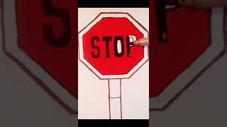 #drawing #paint #coloring #stop