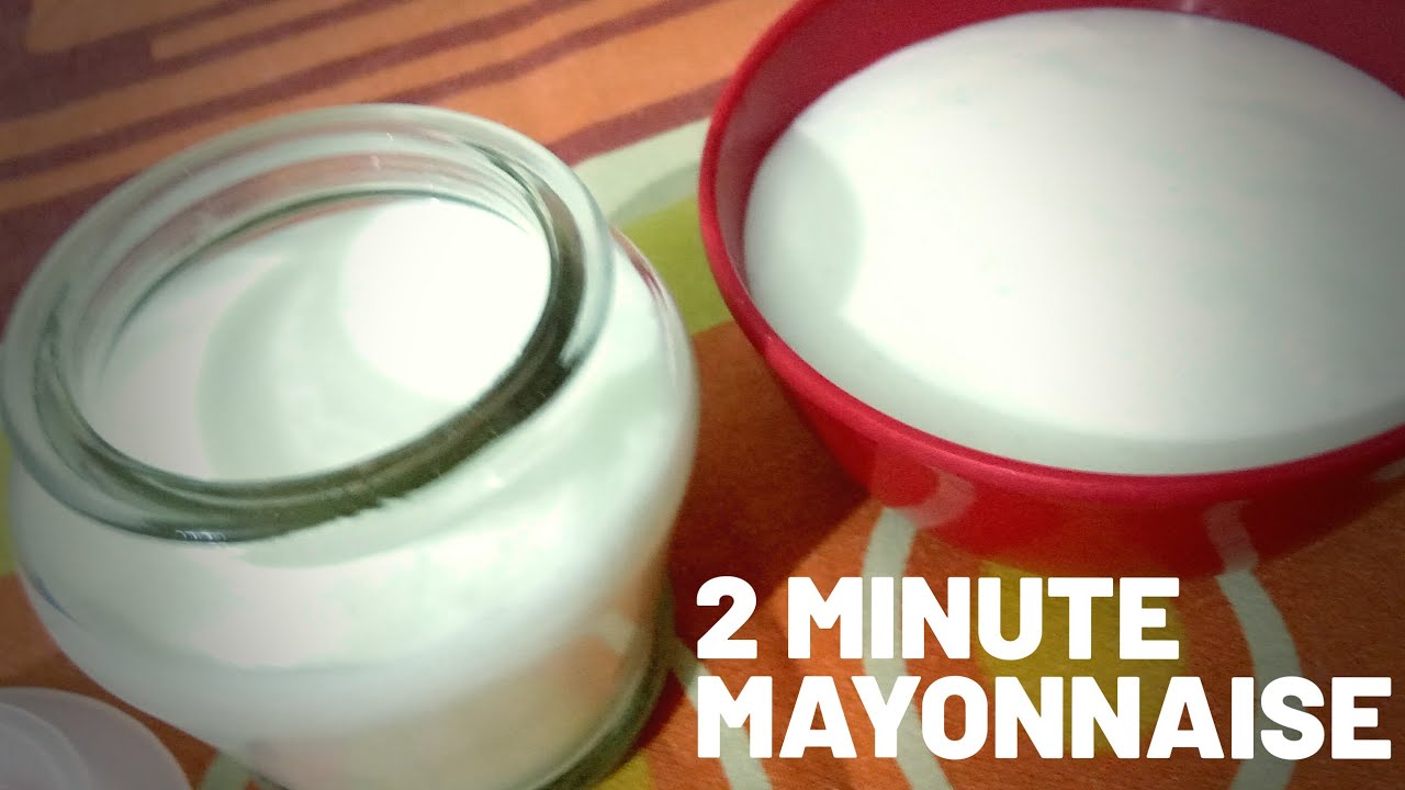 2 Minute Mayonnaise दोन मिनिटांत मेयोनेज Recipe in Marathi Mi