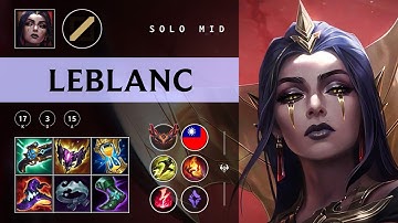 LeBlanc Mid vs Malzahar - TW Grandmaster Patch 25.23
