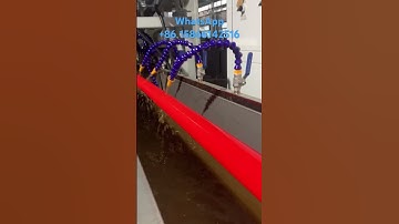 PVC layflat hose production line testing