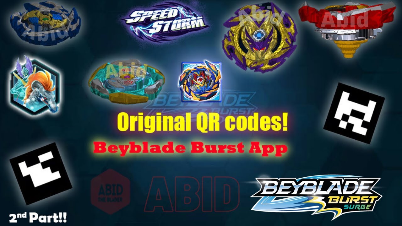 All QR codes of Beyblade Burst Surge App! (till now)! Part 2