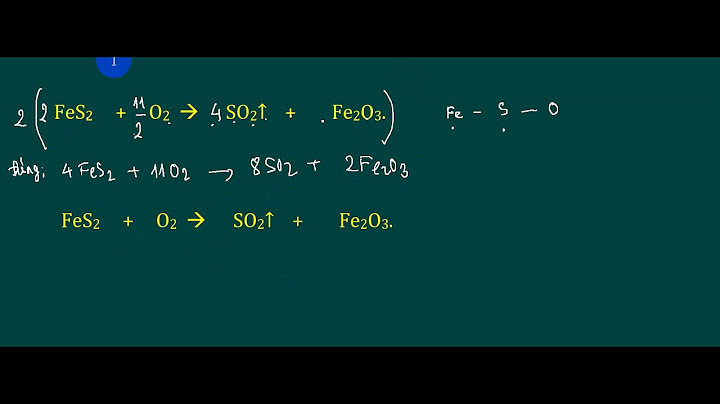 Hóa 8 lập phương trình hóa học fe2o3+ năm 2024