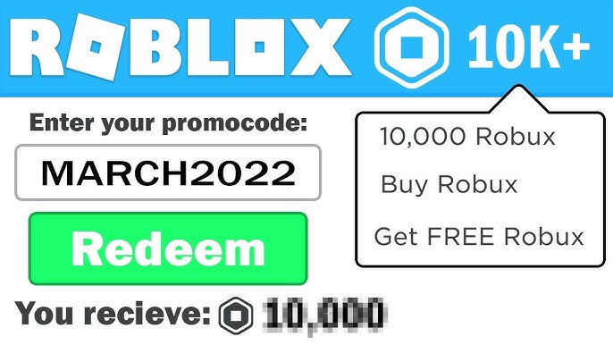 Robux Free Codes 2022