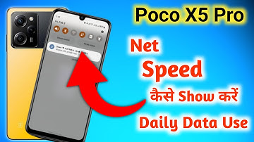 Poco x5 pro net speed show | Poco x5 pro me net speed show kaise kare | Poco x5 pro