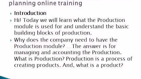 microsoft dynamics ax 2012 production online training