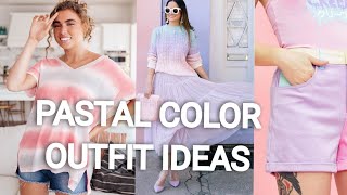 Best Summer pastel color outfits.|How to wear Fashion Colors.💝|How to Style....