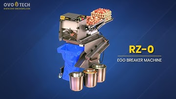 RZ-0 egg breaker and yolk/white separator by OVO-TECH
