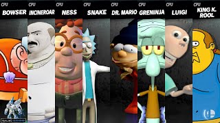 Mermaid Man vs Carl vs Carl vs Rick vs Edd vs Squidward vs Sheen vs Comic Book Guy screenshot 4