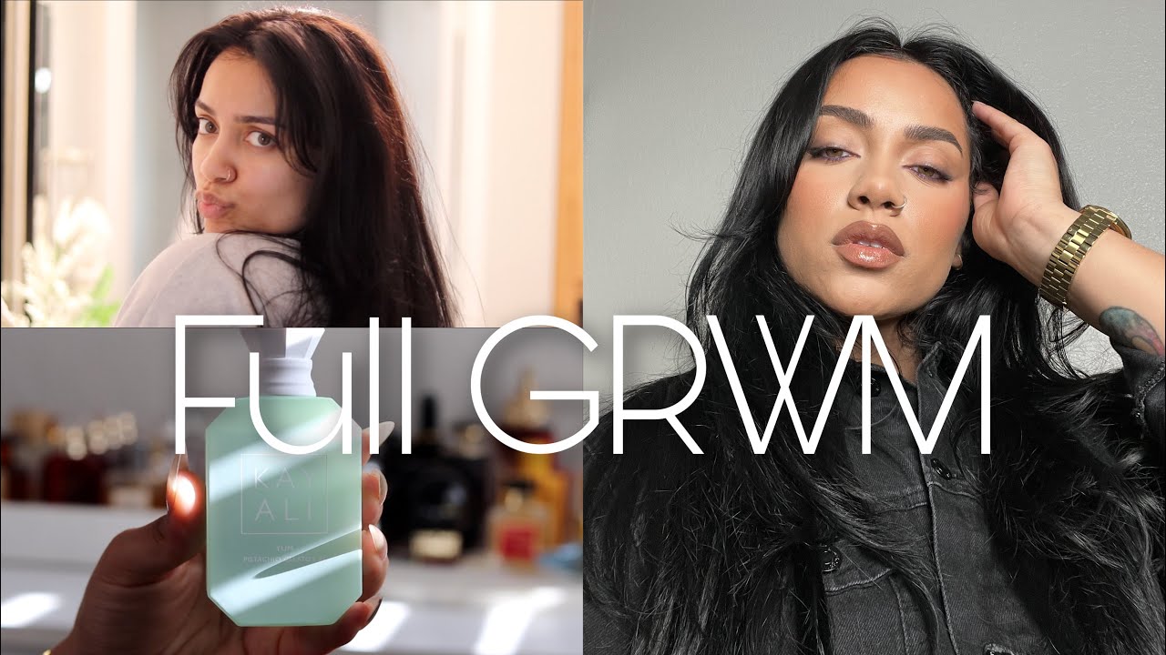 FULL GRWM: SKIN PREP + HAIR + MAKEUP + PERFUME & OUTFIT | MYESHA POLNETT