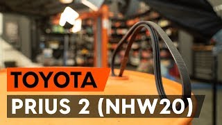 TOYOTA PRIUS C (NHP10_) video tutoriály - svépomocná oprava, aby vaše auto běželo