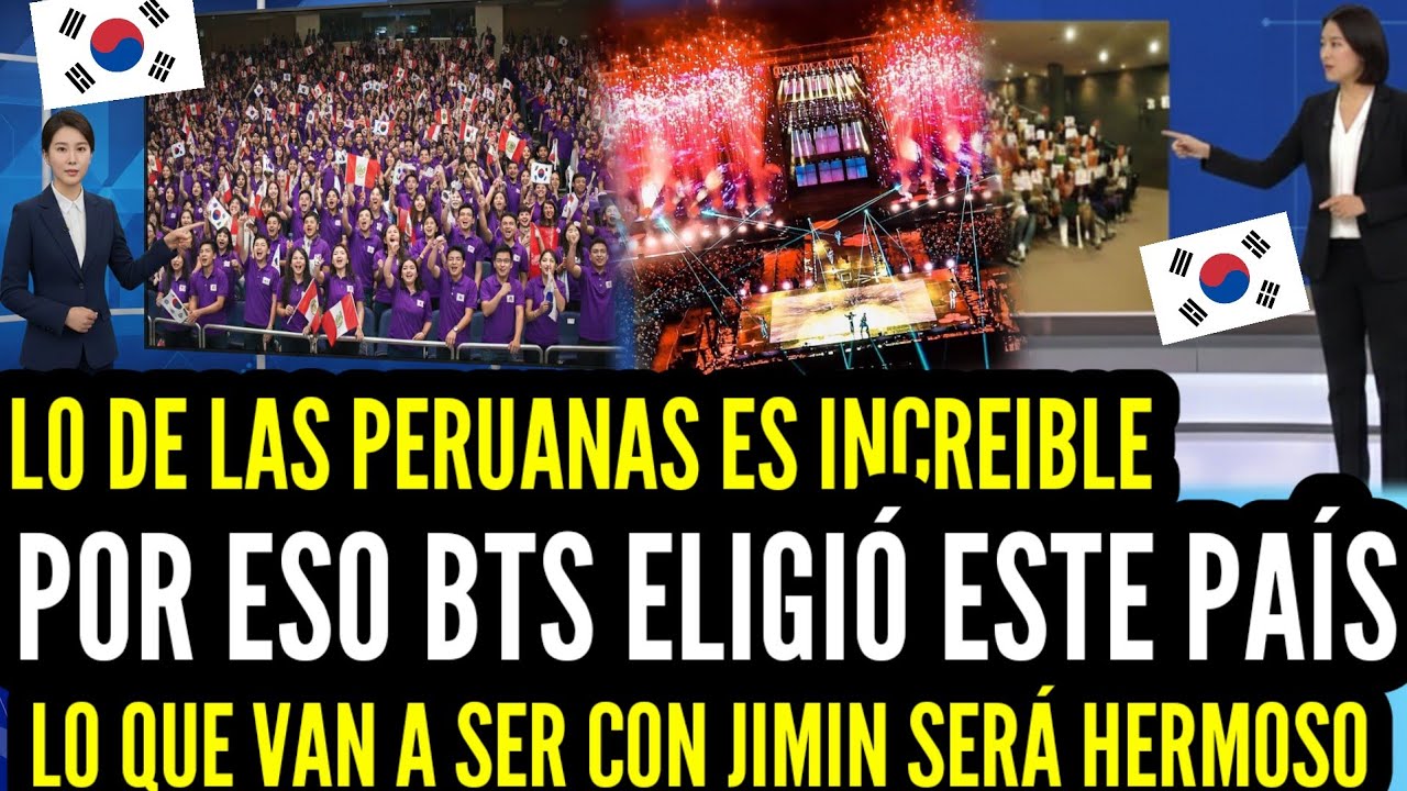 ¡NOS AMAN! 😱 COREA del SUR DESTACA a PERÚ por BTS: “ARMY PERUANA ES INCREÍBLE”