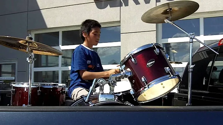 Drum Solo by Vincent Tang - "mess around at the sh...