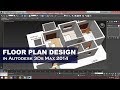 Easy Steps to Floor Plan Design in 3Ds Max (Hindi Tutorial) Part 1