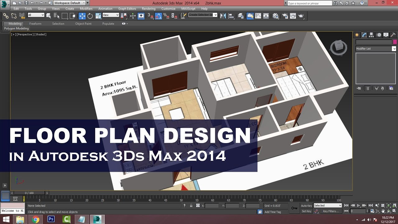 Easy Steps to Floor Plan Design 3Ds Max Tutorial in