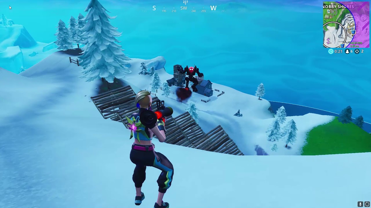 FORTNITE SEASON X : WORLDS FIRST MECH ROCKET RIDE FOR THE WIN! - YouTube