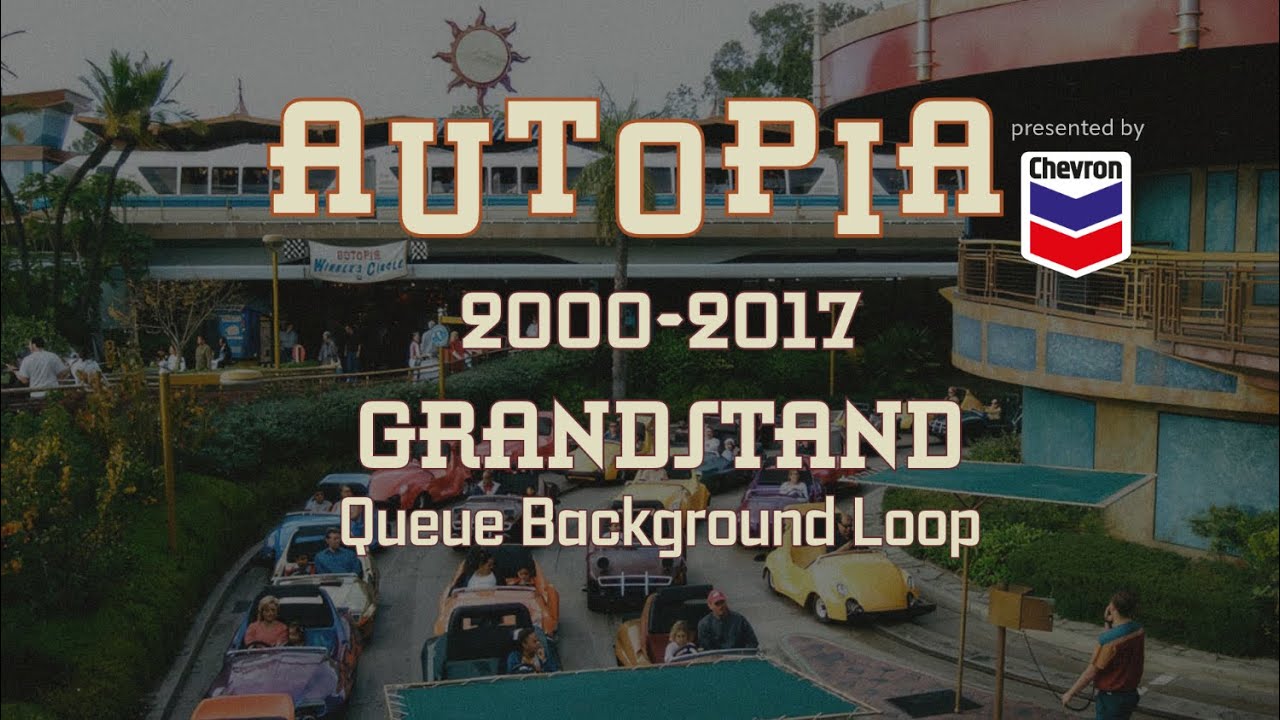 Autopia presented by Chevron: Grandstand Queue Background Loop (2000 ...