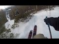 Crazy skier escapes ski patrol