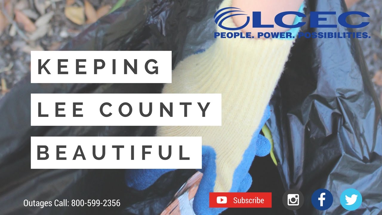 Keep lee county beautiful lcec clean up day may 2017 north fort