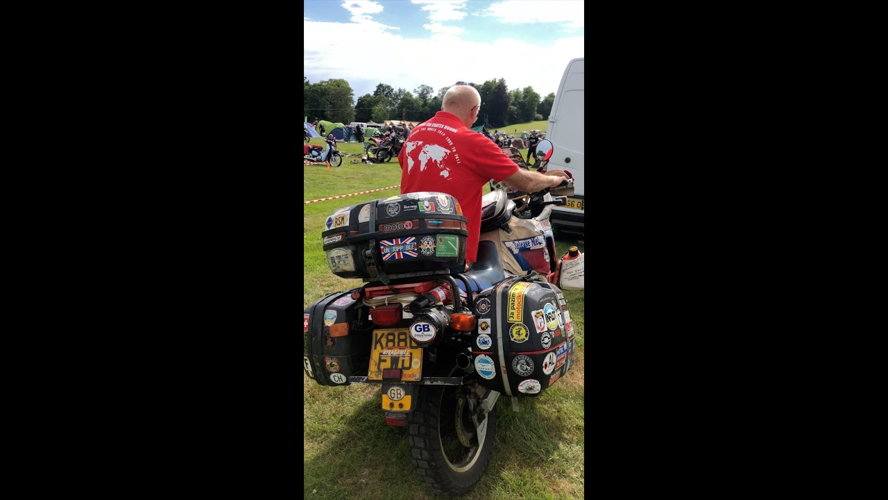 79 12 months outdated 'around the world motorbike adventurer