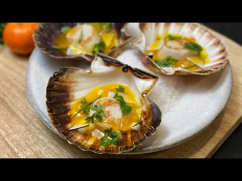recette-de-chef-:-saint-jacques-mandarine-pour-noël