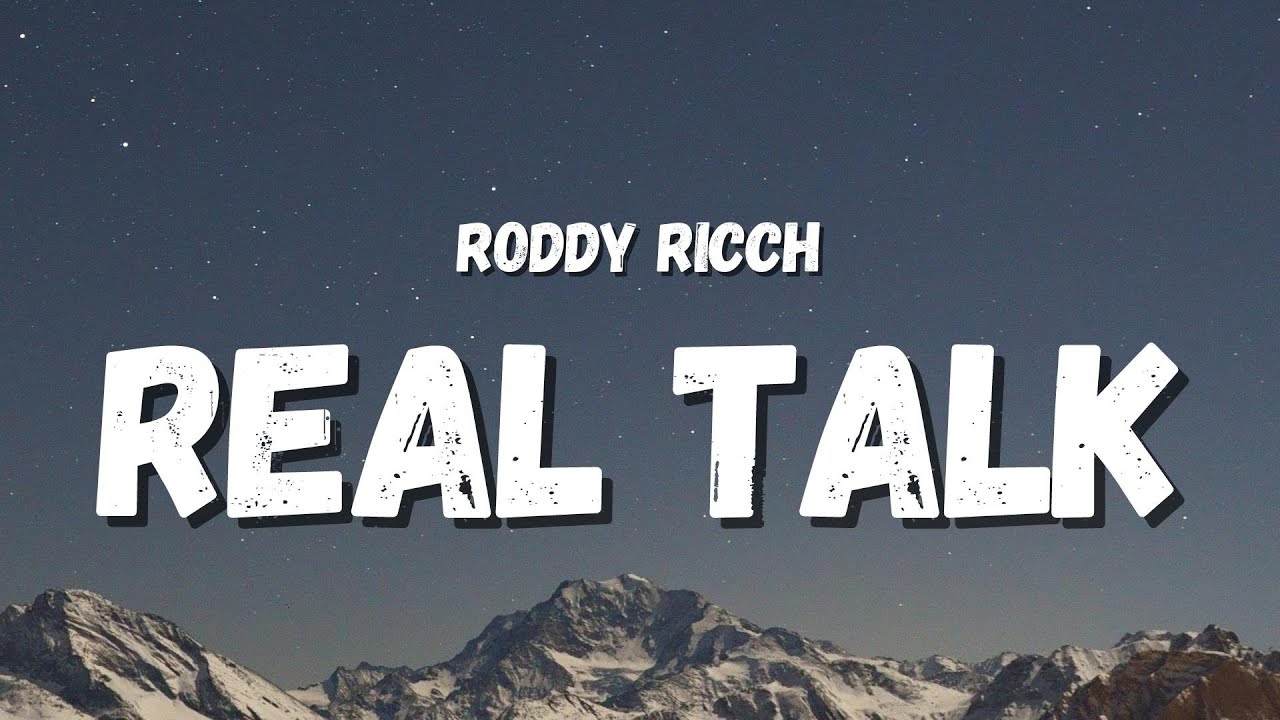 Roddy Ricch - Real Talk (Lyrics) - YouTube