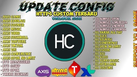 UPDATE !! || CONFIG HTTP CUSTOM TERBARU 16 APRIL 2023 || CEPAT KONEK AXIS GAME AKRAB JABAR OPOK EDU