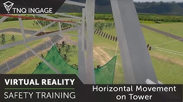 Virtual Reality Training for Hazardous Workplace Practices - Horizontal Movement on Tower
