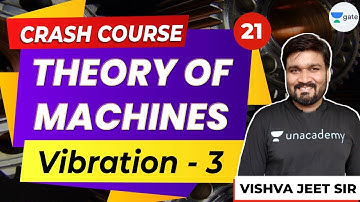 Vibration-3 | Theory of Machine | Lec 21 | Free GATE 2021 ME Crash Course | Vishvajeet Sir