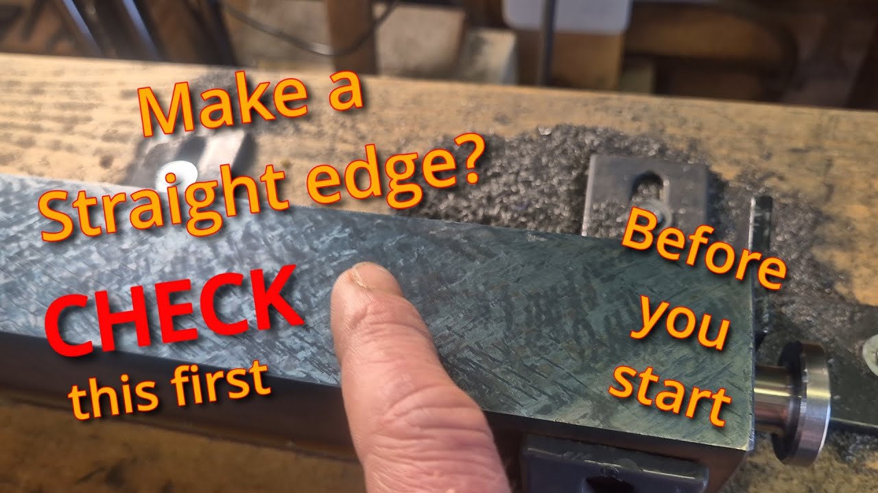 Make a straight edge?? CHECK this first before YOU start - YouTube