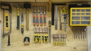 I gave up on my french cleat system for my hand tools. I thought it would be very useful having the ability to move everything around 