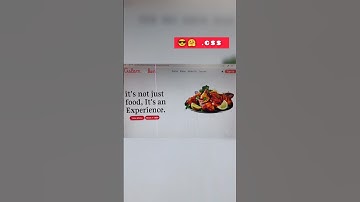 How to make Restaurant website |Aslam Chicken|UI Design|using HTML&CSS  @coderhaider  #coding #css