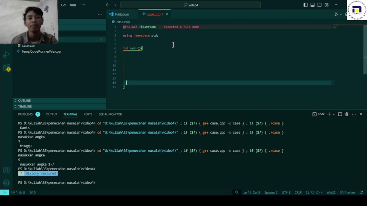switch case c++ YouTube
