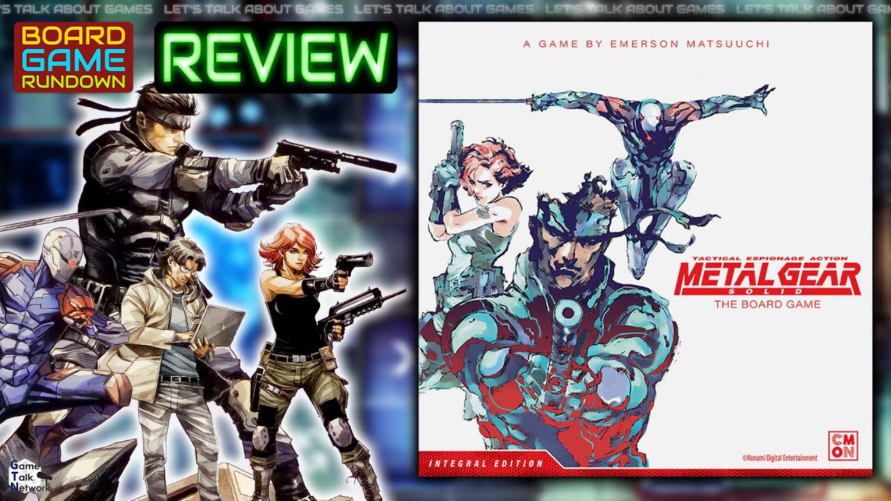 Metal Gear Solid: The Board Game | Board Game Rundown: The Review - YouTube