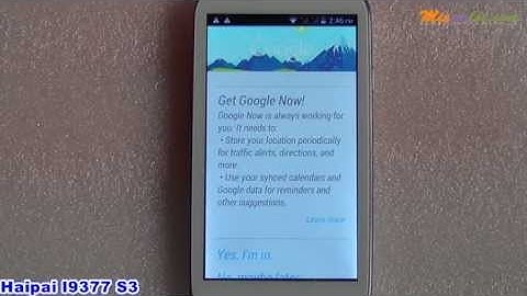 Android 4.1.1 Haipai I9377 S3 MTK6577 Cortex A9 Dual Core Smart Phone