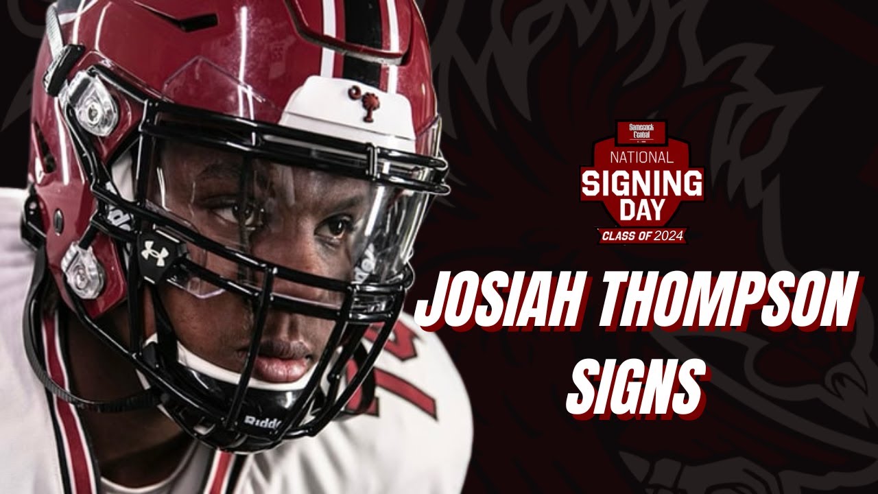 5-star OL Josiah Thompson signs with South Carolina | National Signing ...