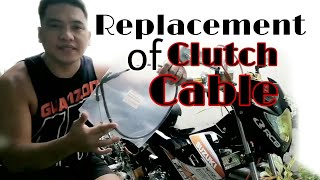 How to replace clutch cable of raider 150 ... Paano magpalit ng clutch cable sa raider 150