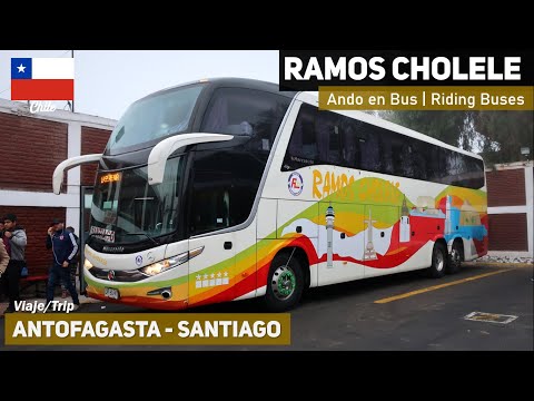 Travel by bus in Northern Chile, Antofagasta - Santiago in Ramos Cholele, Marcopolo Paradiso 1600 LD