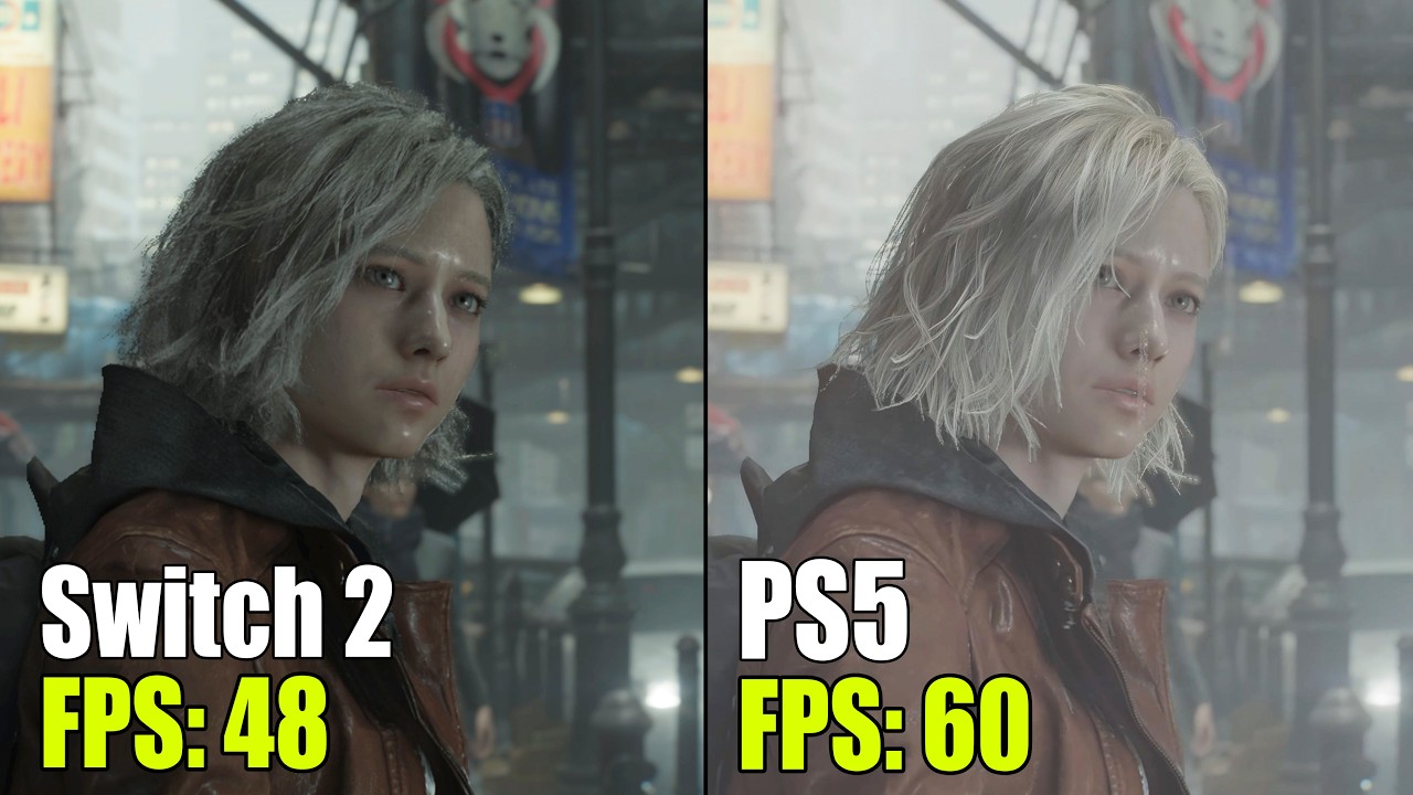 Сравнение Resident Evil Requiem на Nintendo Switch 2 и PS5 | Технический обзор и тест времени авт...