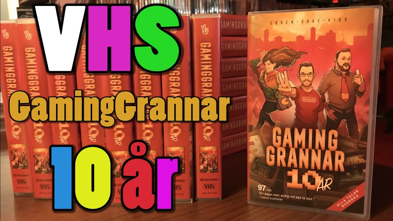 GAMINGGRANNAR 10 ÅR VHS!