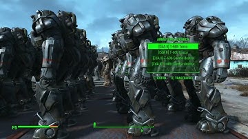 Fallout 4 my army of power armor to conquer the commonwealth (ITA)