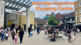 Uxbridge High street View Pavilion Mall and The Chimes