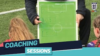 Transition And Counter-Attacking | FA Learning Football Coaching Session From Gordon Staniforth