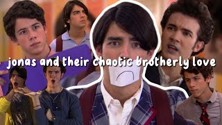 jonas and their chaotic brotherly love
Got bored and watched Jonas, the best first season ever. jonas and their chaotic brotherly love