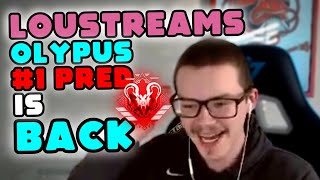 LouStreams the Olypus #1 PRED is BACK on the GRIND | Apex Legends Clips and Funny Moments #7