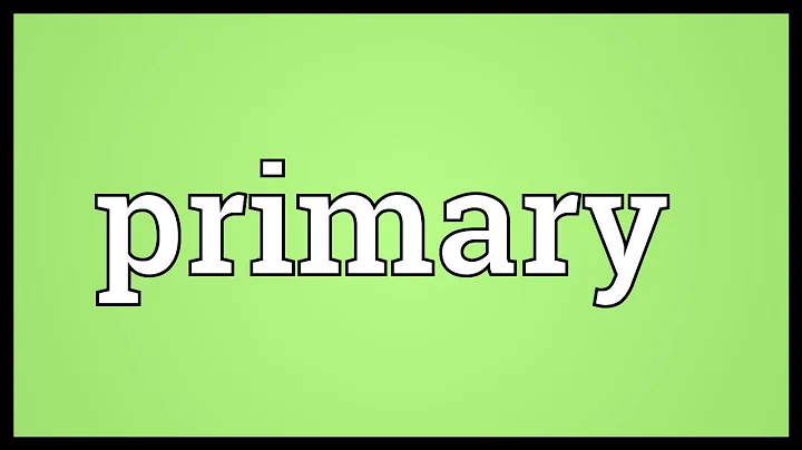 Primary Meaning