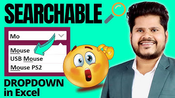 How To Create Searchable Drop Down In Excel || Easy Steps || Hindi