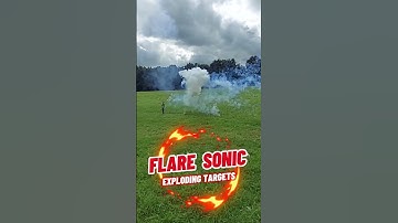 Flare Sonic Reactive Targets for air rifles #airrifleshooting  #targetshooting
