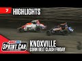 USAC Corn Belt Clash Friday at Knoxville Raceway 5/31/24 | Highlights